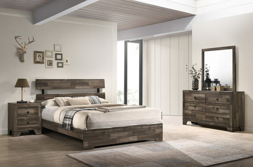 New modern rustic queen - new,